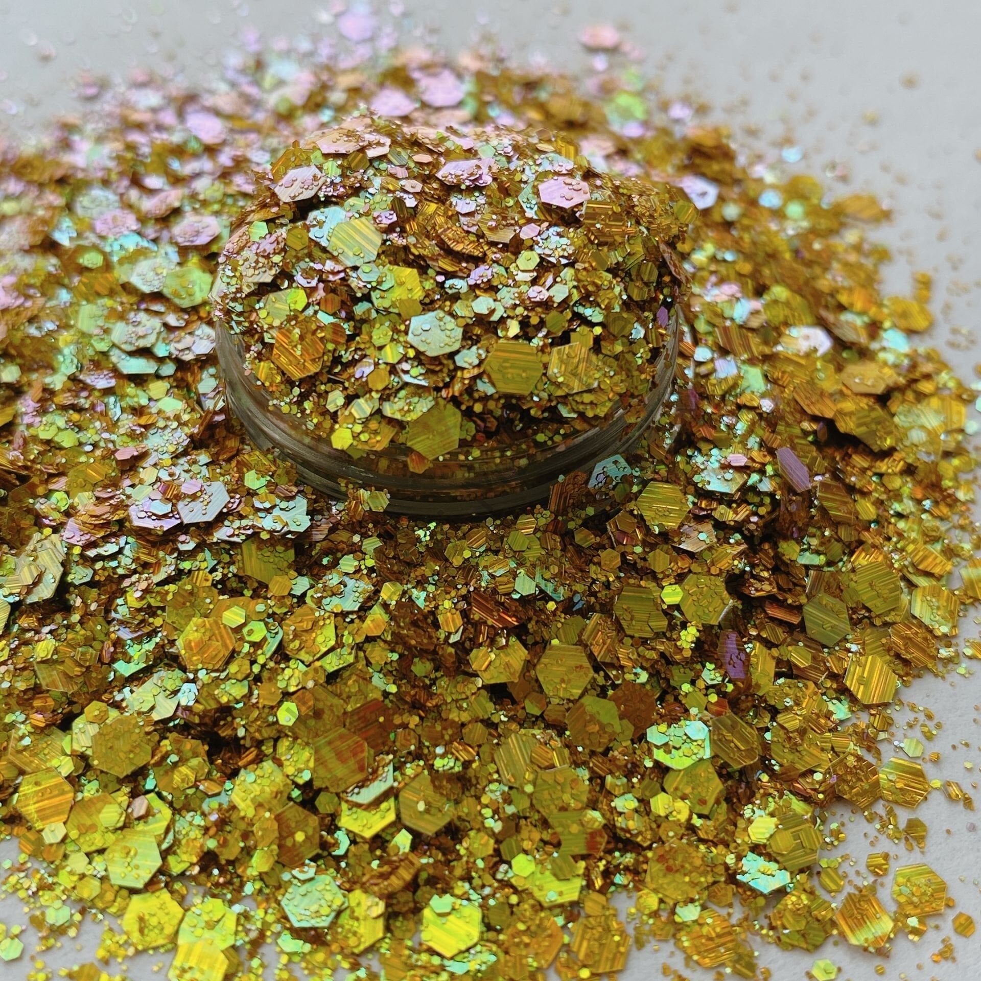 Chunky Glitters Crushed Gold 4 gr