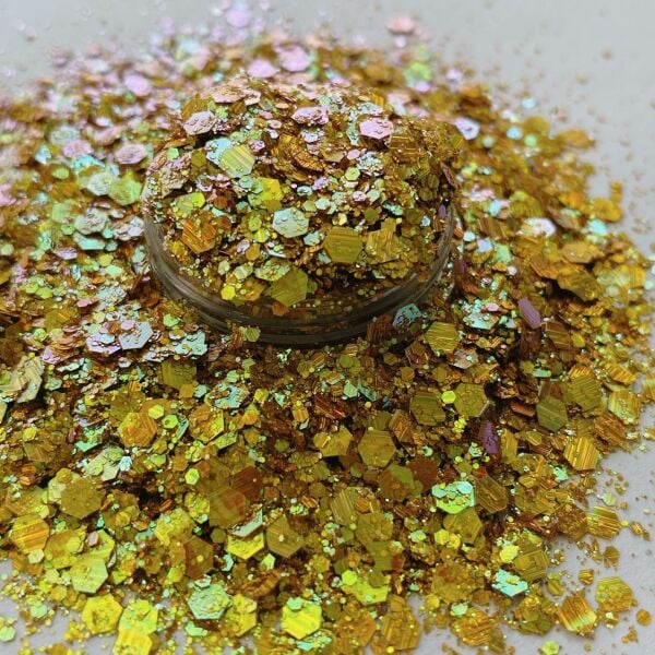 Chunky Glitters Crushed Gold 4 gr