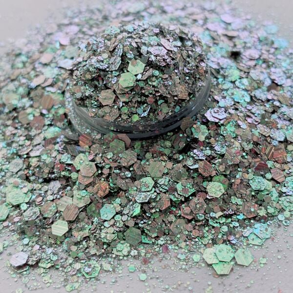 Chunky Glitters Crushed Silver 4 gr