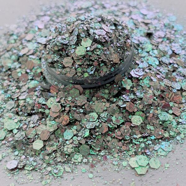 Chunky Glitters Crushed Silver 4 gr