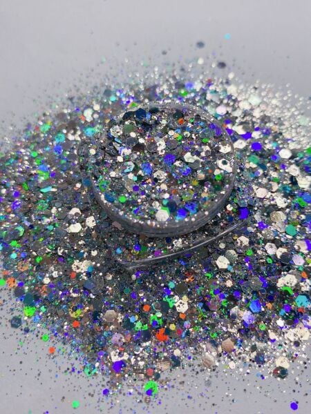 Chunky Glitters Glitz Silver Astro 4 gr