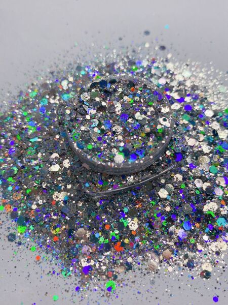 Chunky Glitters Glitz Silver Astro 4 gr