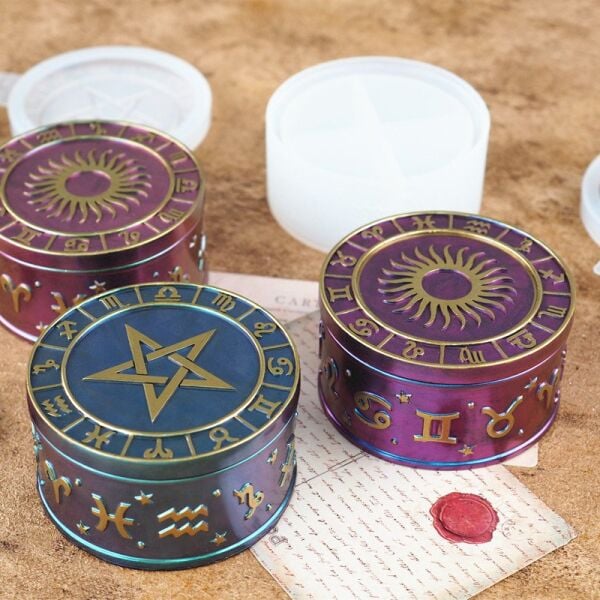 Epoksi Zodiac Star Kutu Kalıbı