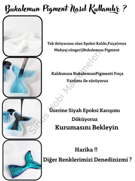 Chameleon Bukalemun Pigment Boya Red-Purple-Blue 1 gr