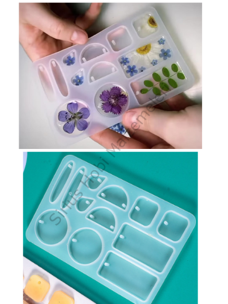 Epoksi Kolye Küpe Bileklik Anahtarlık Kalıbı