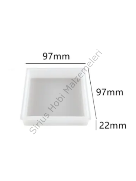 Epoksi Kare Derin Tasarım Kalıbı