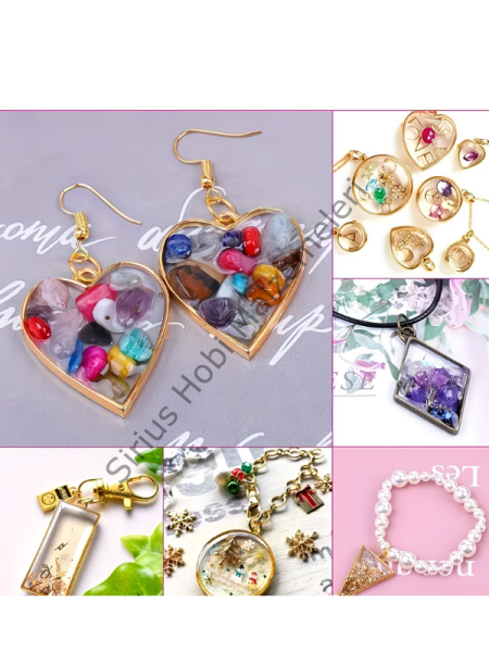 Epoksi Reçine Kolye Bileklik Çerçeve Aparatları – UV Reçine Takı Yapımı