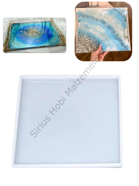 Epoksi Farklı Boyutlarda Tepsi Sunumluk Kalıpları