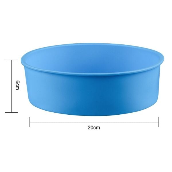 Epoksi Reçine 20 cm Derin Daire Silikon Kalıbı