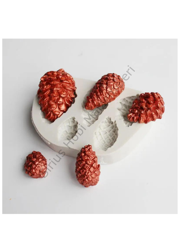 Epoksi Mum Beton Çam Kozalağı Kalıbı