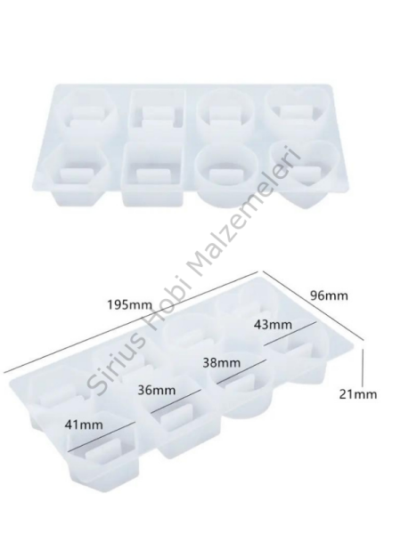 Epoksi Yüzüklük Yüzük Standı Kalıbı