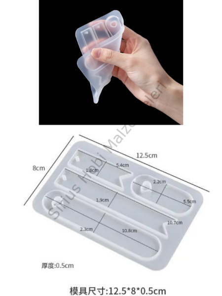 Epoksi Yeni Model Kitap Ayracı Kalıbı