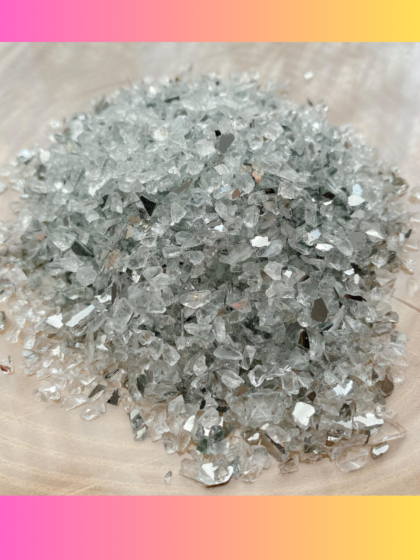 Epoksi Reçine Cam Kırıkları Ayna Kırığı İnce 100 gr