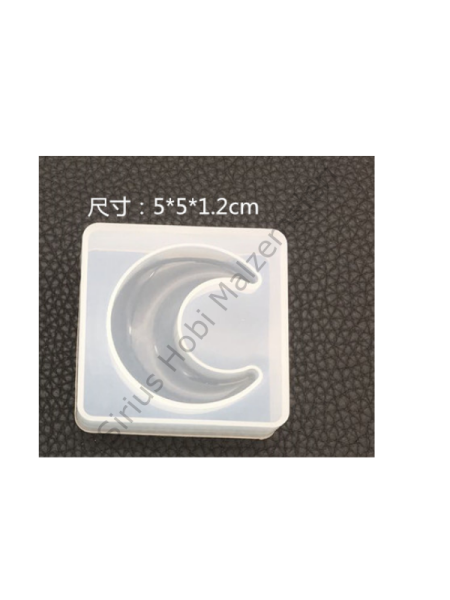 Epoksi Anahtarlık Ay Yıldız Kedi Melek Kanadı Charm Kalıpları