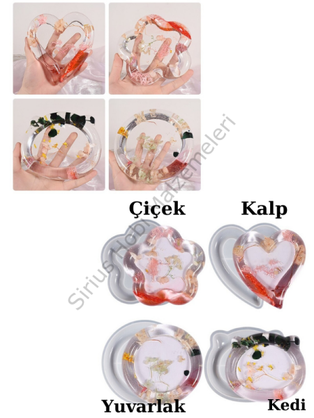 Epoksi Beton Alçı Yeni Model Tabak Kalıpları