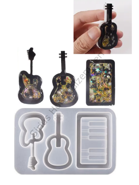Epoksi Müzik Nota Shaker Çalkalayıcı Kalıbı