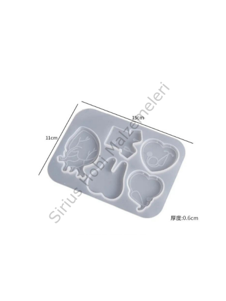 Epoksi Hemşire Doktor Yaka kartı Steteskop Rozet Kalıbı