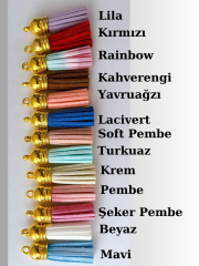 Epoksi Süet Püsküller 5 Adet