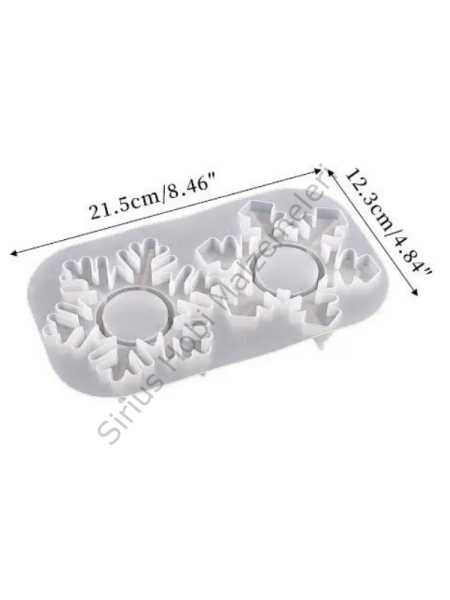 Epoksi Kartanesi Mumluk Yılbaşı Dekorasyon Kalıbı