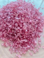 Epoksi Reçine Cam Kırığı Sedefli Rose İnce 100 gr