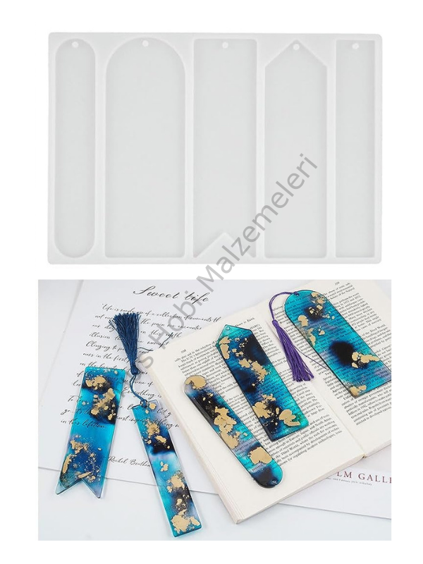 Epoksi Geniş  Kitap Ayracı Kalıbı