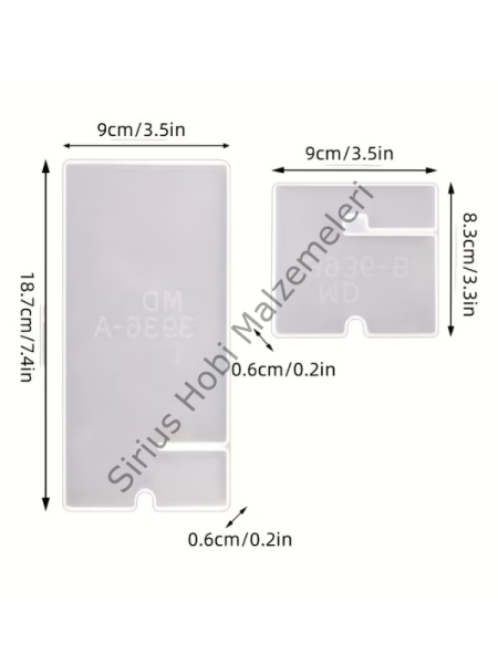 Epoksi Telefon Tutucu Silikon Kalıbı – Stand Döküm Kalıbı