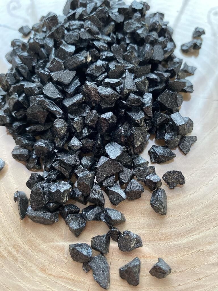 Epoksi Reçine Cam Kırığı Sedefli Siyah Kalın 100 gr