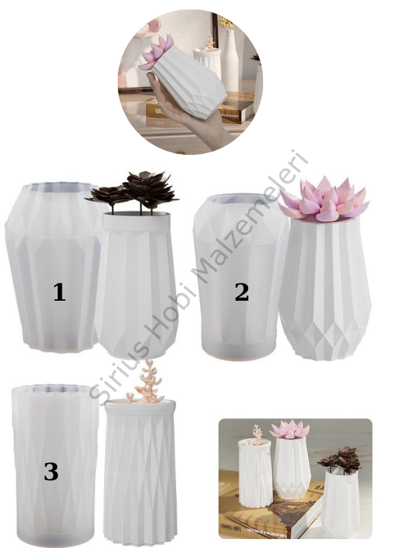 Epoksi Kalemlik Vazo Kalıpları