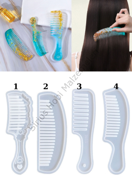 Epoksi Reçine Tarak Silikon Kalıpları