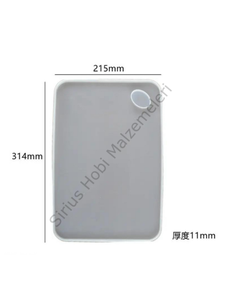 Epoksi Reçine Kesme Tahtası Kalıbı