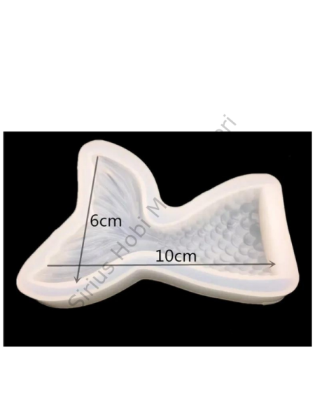 Epoksi Deniz Kızı Kuyruğu Kalıpları  8-10 cm
