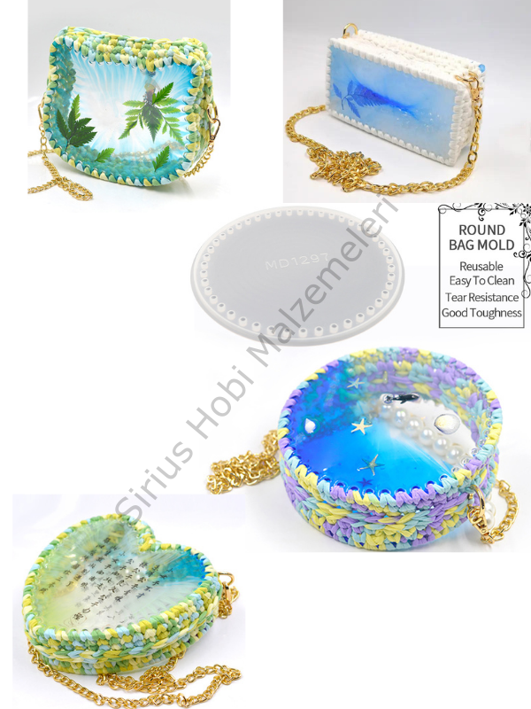 Epoksi Amigurumi  Davul Çanta Kalıpları