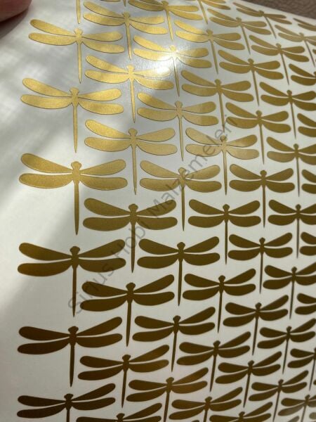 Epoksi GoldYusufcuk Magnet  Yapışkanlı Sticker 3cm 2.5cm A4 Boyutunda