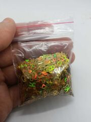 Epoksi Hologram Harfler Gold 5gr