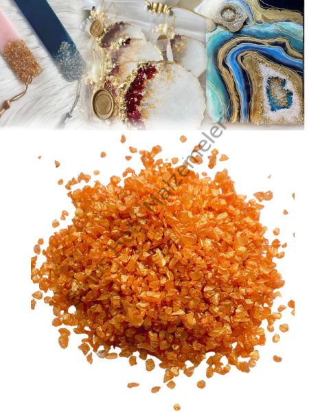 Epoksi Reçine Cam Kırığı Som Altın İnce 100 gr