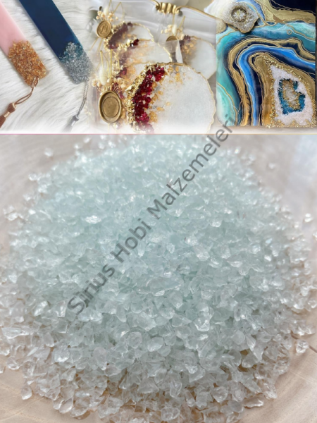 Epoksi Reçine Cam Kırığı Şeffaf İnce 100 gr