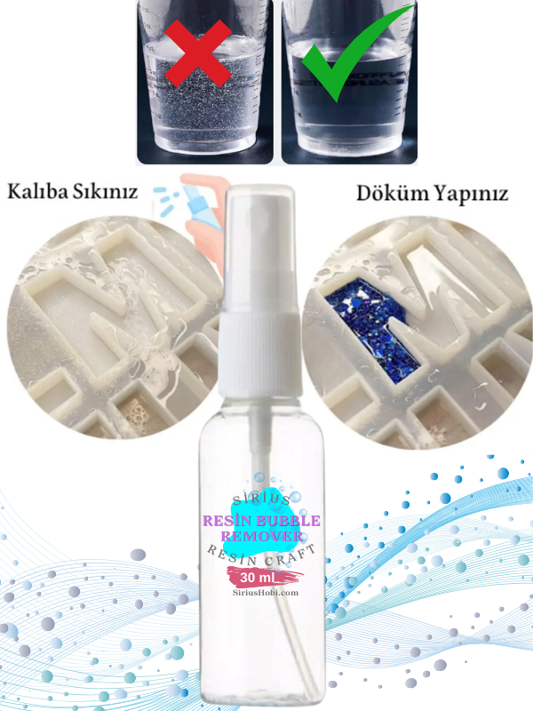 Epoksi Reçine Baloncuk Yok edici Sprey 30ml