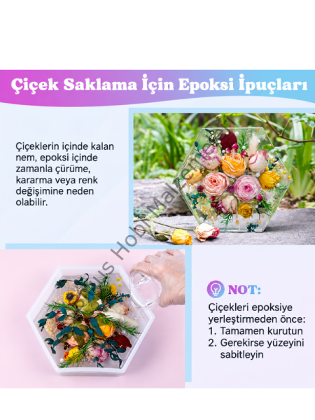 Craft Resin İnce Döküm Epoksi Reçine – Takı, Kalıp ve Hobi Uygulamaları İçin Şeffaf Reçine 7.5 kg