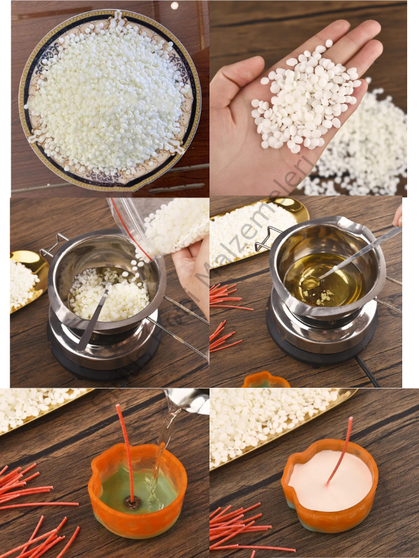 İthal Naturel Soya Boncuk Wax 500 gr