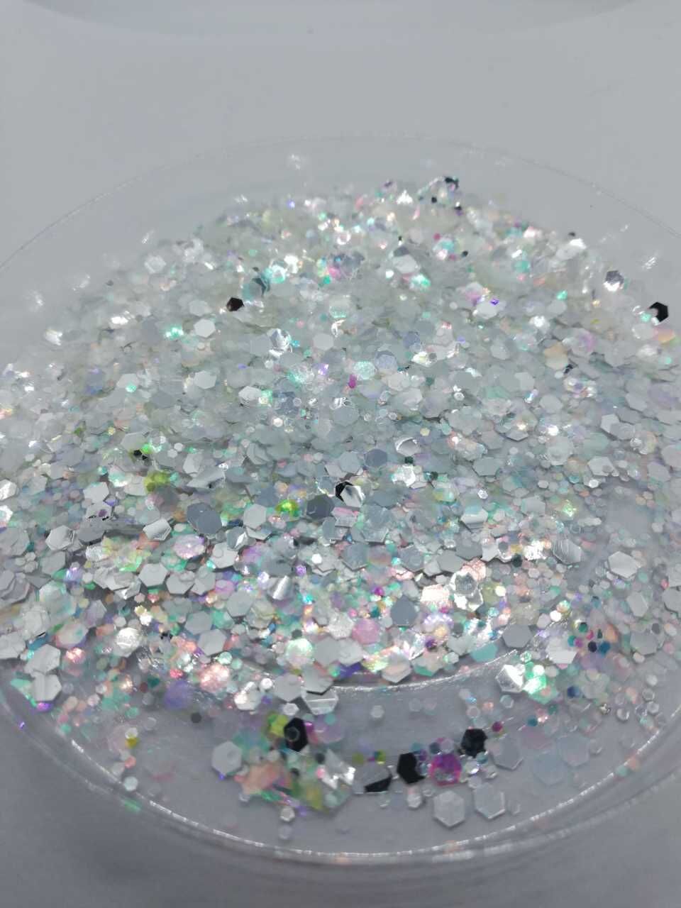 Epoksi Chunky Silver White 5 gr