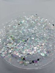 Epoksi Chunky Silver White 5 gr