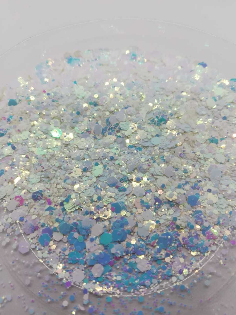 Epoksi Chunky Glitter BabyWhite 5gr