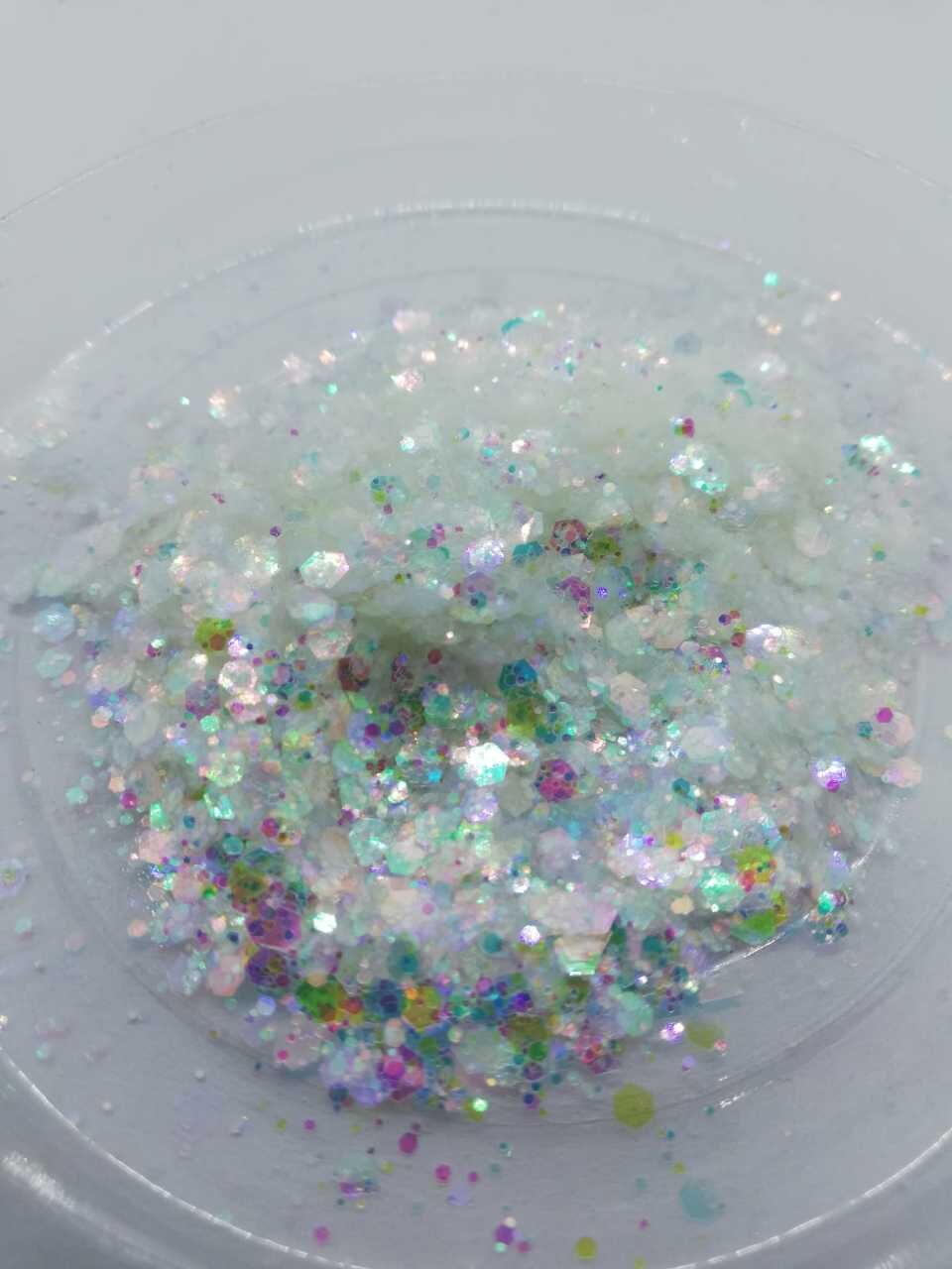 Epoksi  Chunky Glitters  Chaos White 5gr