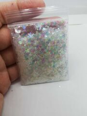 Epoksi  Chunky Glitters  Chaos White 5gr