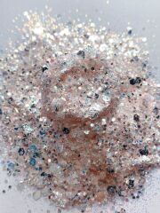 Epoksi Chunky Glitters Opal Rose 4 gr