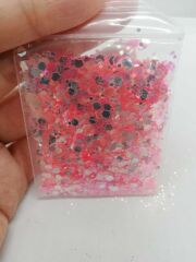 Epoksi Chunky Glitters Opal Neon Pink 5 gr