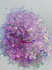 Epoksi Chunky Glitters  Cute Lila 3 gr