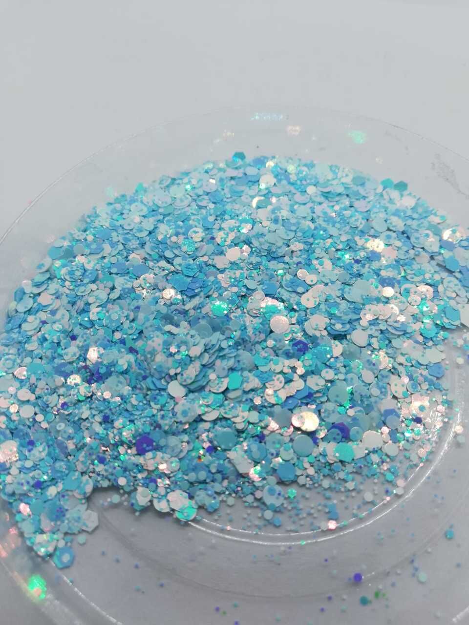 Epoksi Chunky Glitters Sea Blue 5 gr
