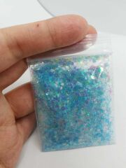 Epoksi Chunky Glitters  Blue Mix 5 gr