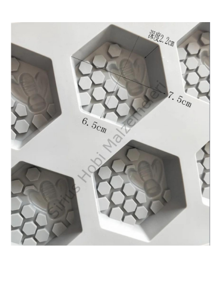 Epoksi Mum Sabun Arı Peteği Kalıbı